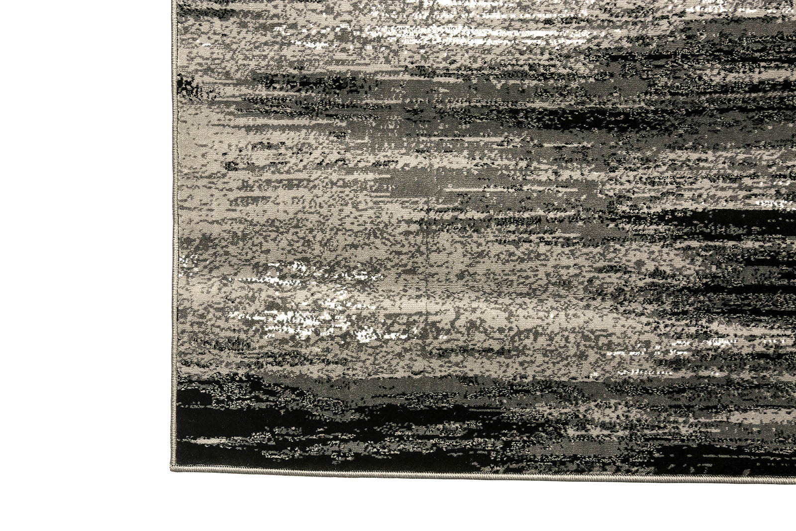 Sivas Gray/Black 5' X 8' Area Rug