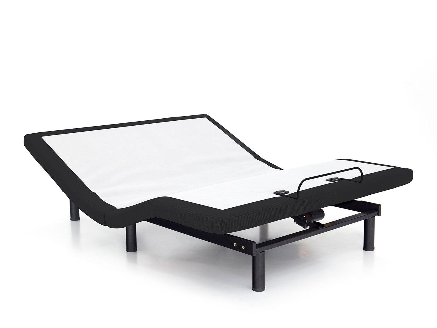 Somnerside II Black/White Full Adjustable Bed Frame Base