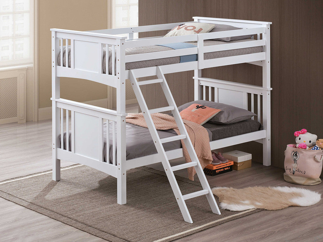 Spring Creek White Twin/Twin Bunk Bed