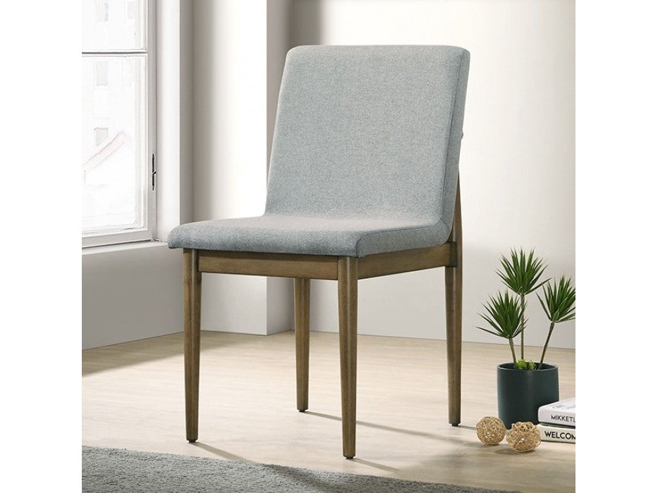 St Gallen Natural Tone & Light Gray Dining Chair (Set of 2)