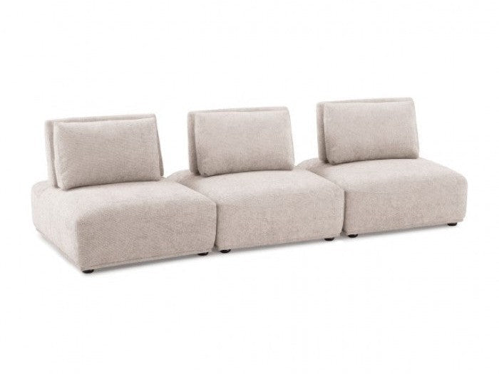 Stavanger Light Brown 3-Seater