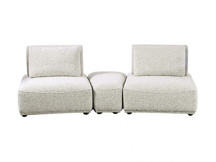 Stavanger Light Gray 2-Seater w/Ottoman