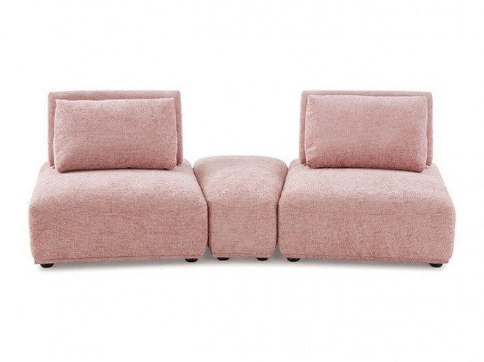Stavanger Pink 2-Seater w/Ottoman