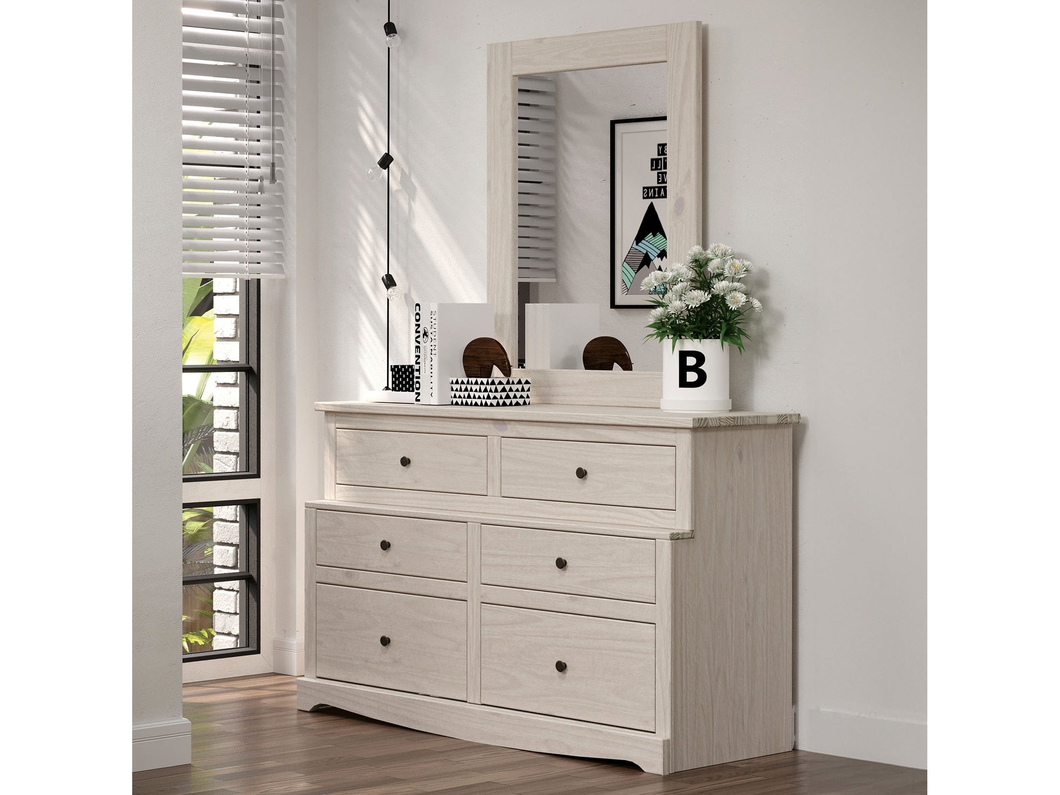 Stavros White Dresser