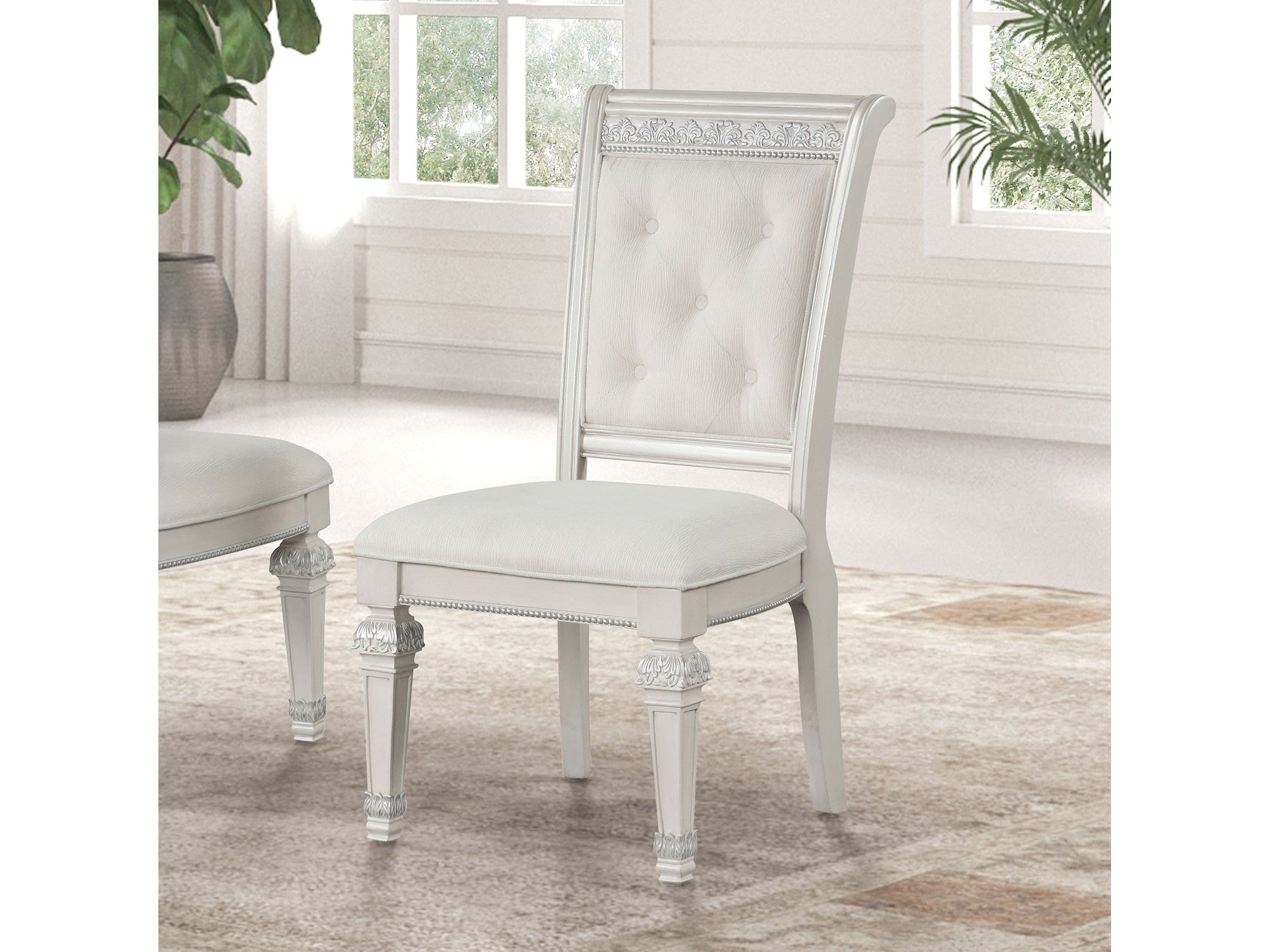 Stella Mia Ivory Chair (Set of 2)