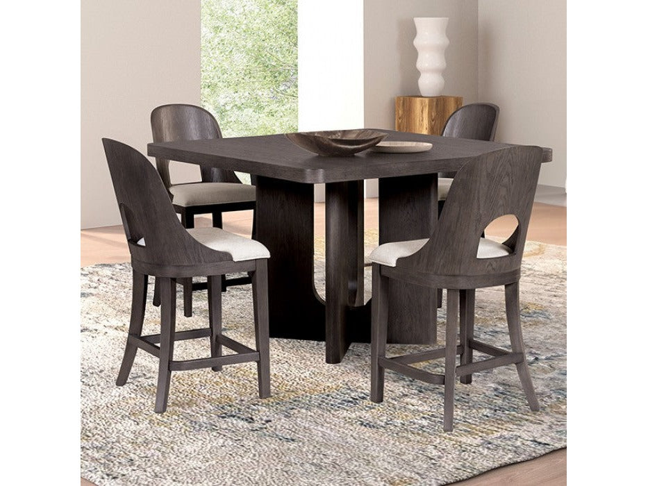 Sterling West Ash Gray Counter Height 7 Piece Dining Set