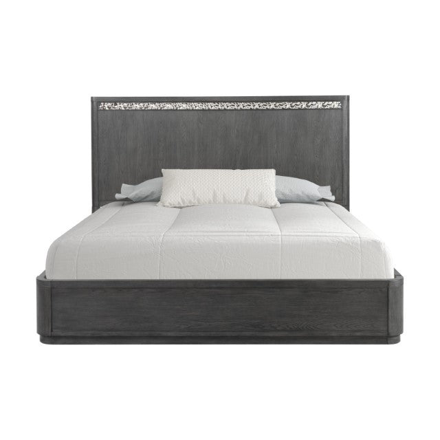 Sterling West Ash Gray Eastern King Bed