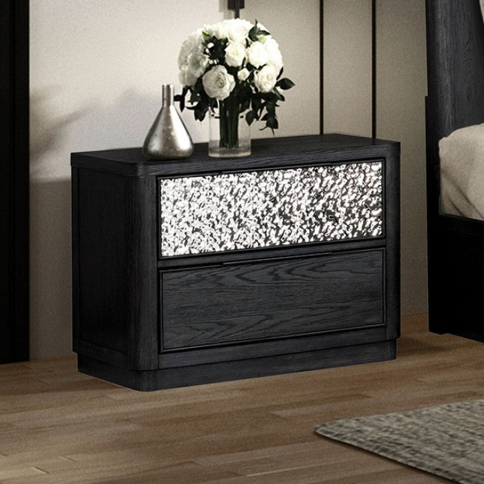 Sterling West Ash Gray Nightstand