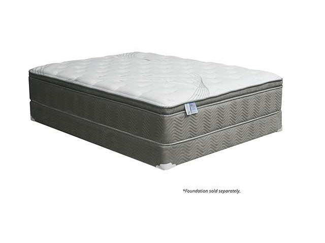 Stormin White/Gray 13" Euro Pillow Top Queen Mattress