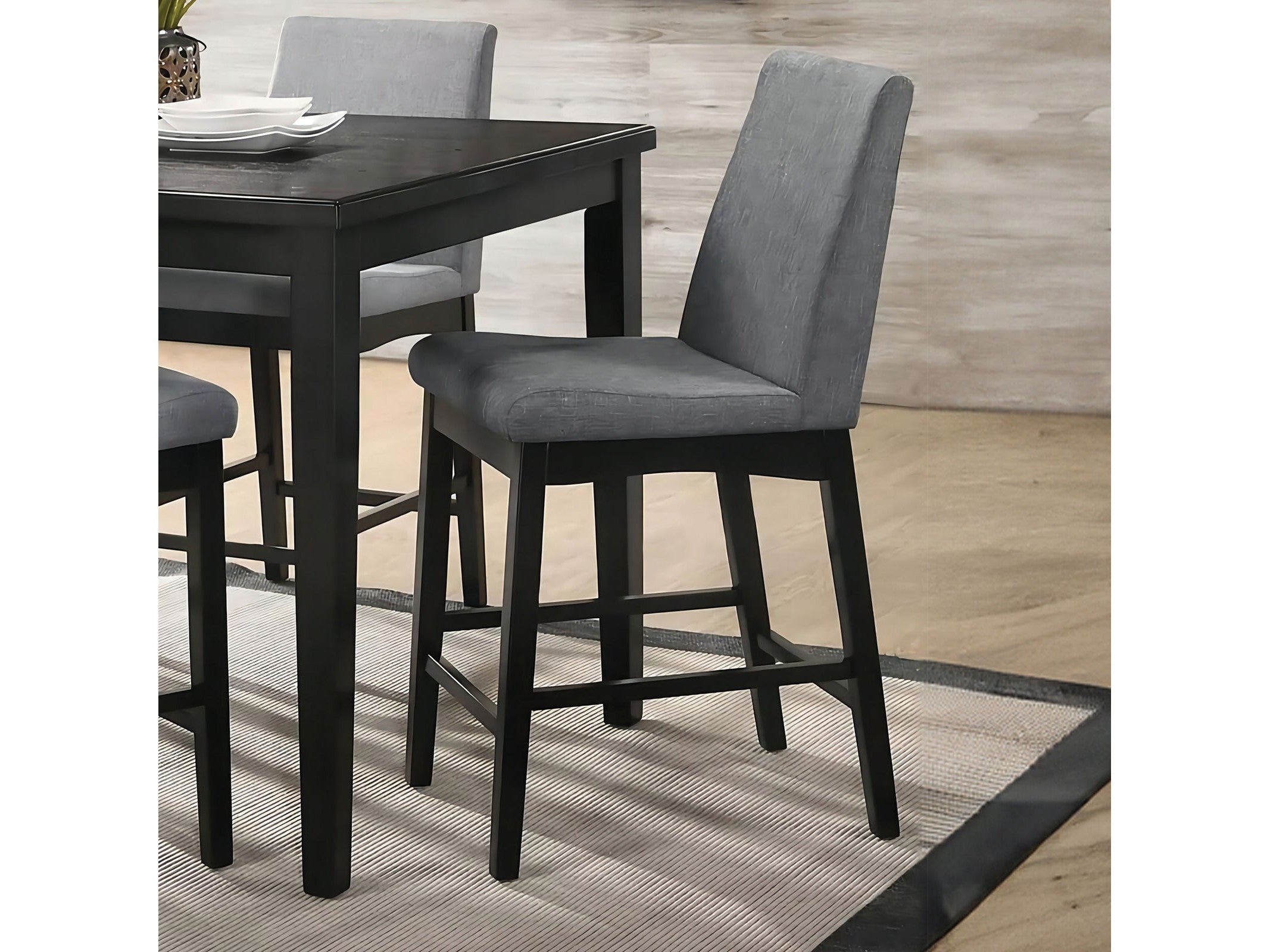 Strom Dark Walnut Counter Height Chair