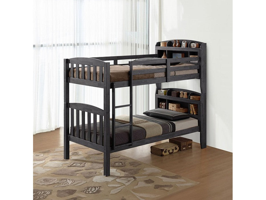 Stutsman Stain Gray Bunk Bed