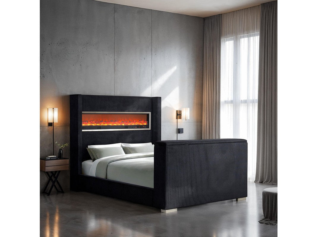 Sumter Black Queen Bed