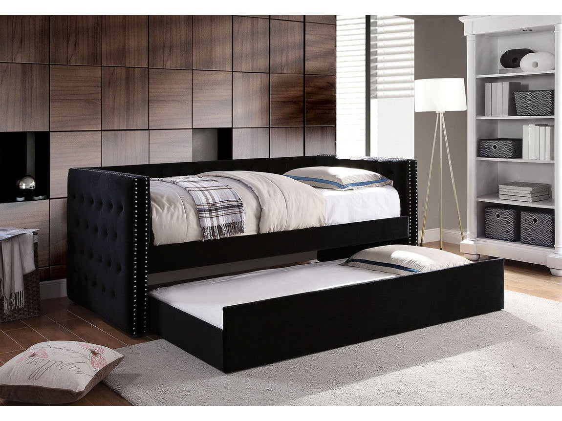 Susanna Black Daybed w/ Trundle