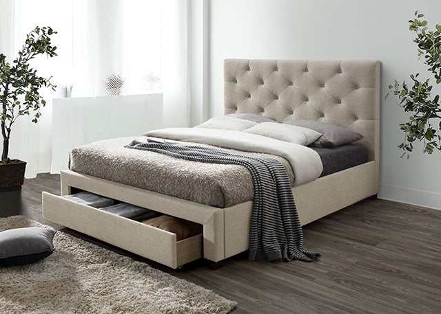 Sybella Beige Full Bed