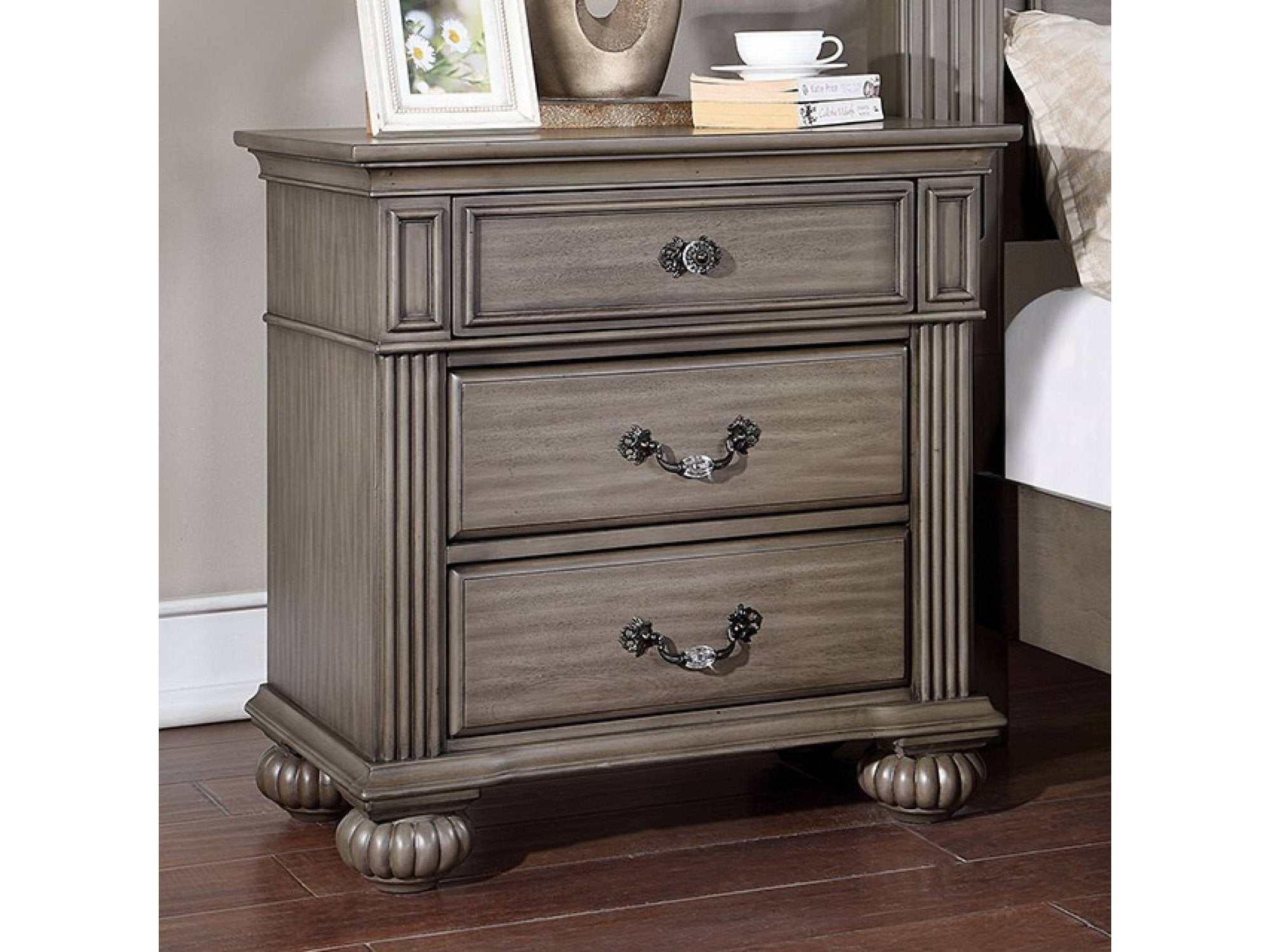 Syracuse Gray Nightstand