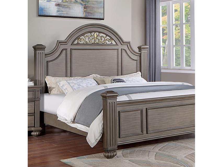 Syracuse Gray Queen Bed