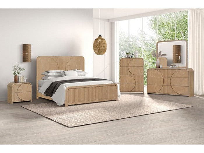 Tangentry Natural Queen 4 Piece Bedroom Set