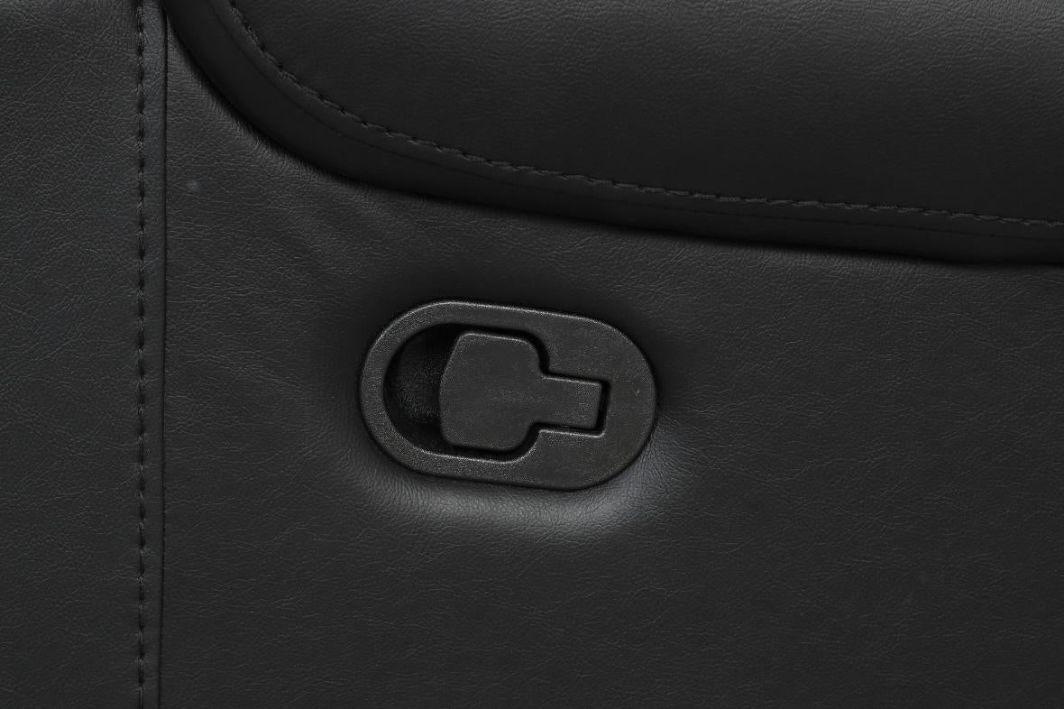 Tepic Black Leatherette Chair