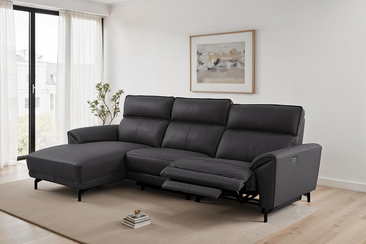 Themis Black Power Sectional