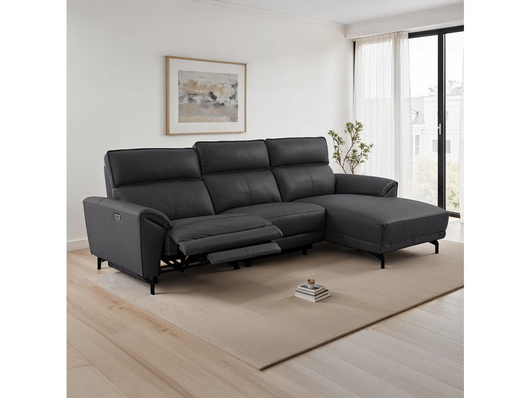 Themis Black Power Sectional