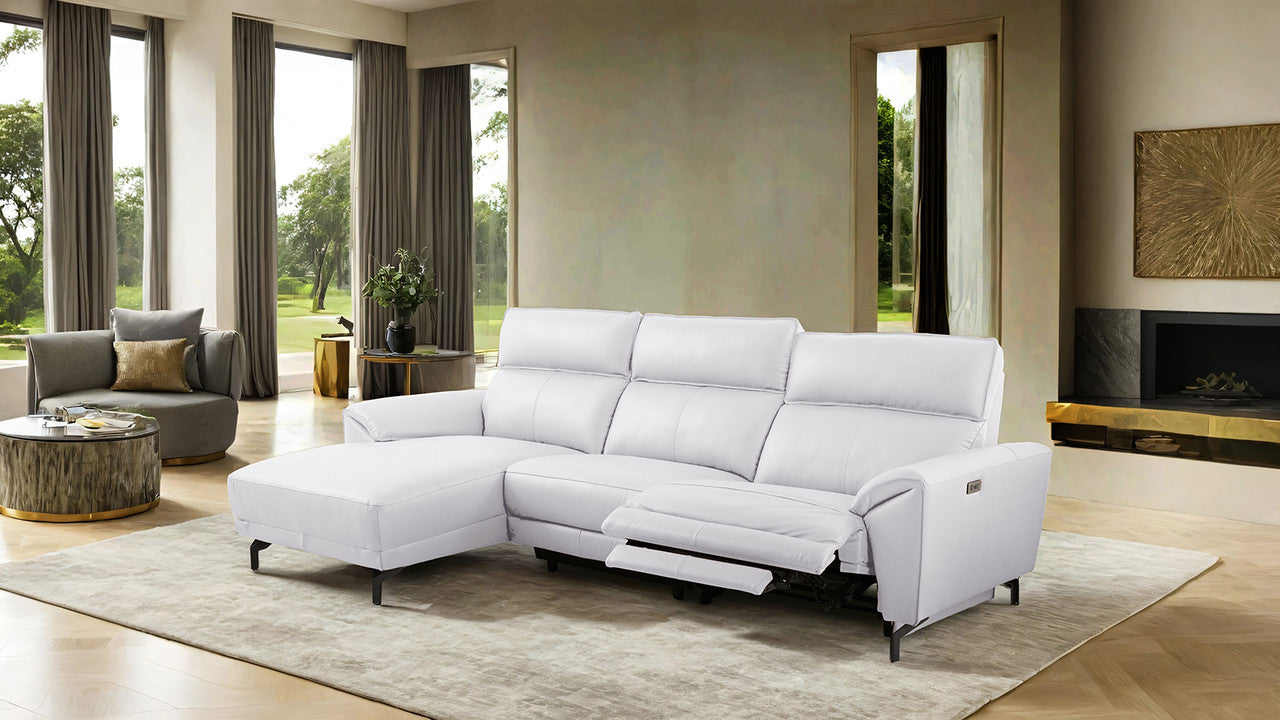 Themis White Power Sectional