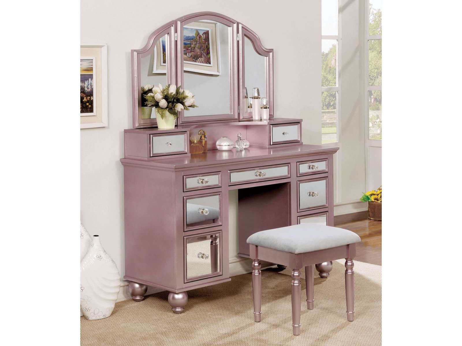 Tracy Rose Gold Vanity Set