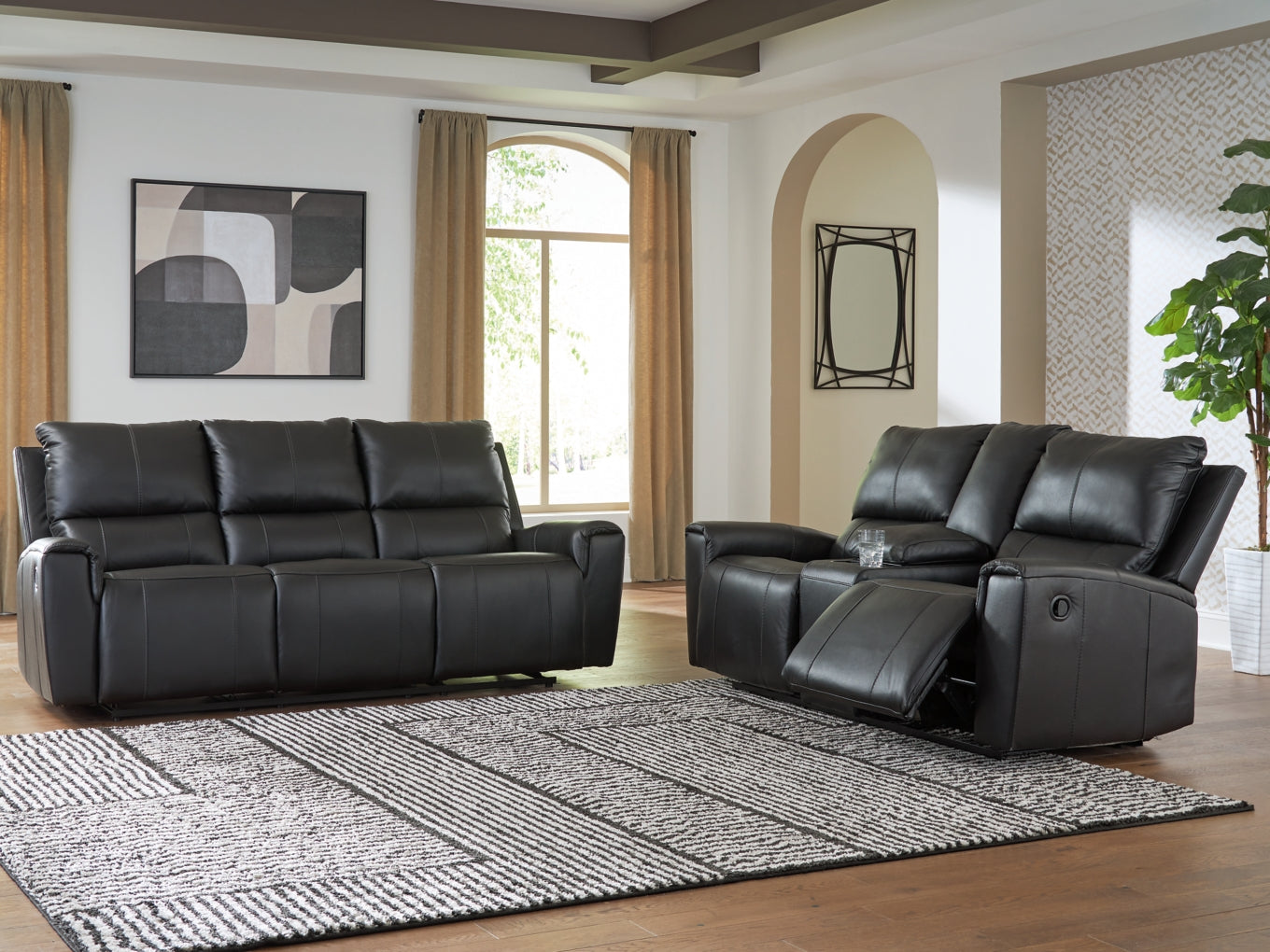 Glossmore Sofa and Loveseat Living Room Set