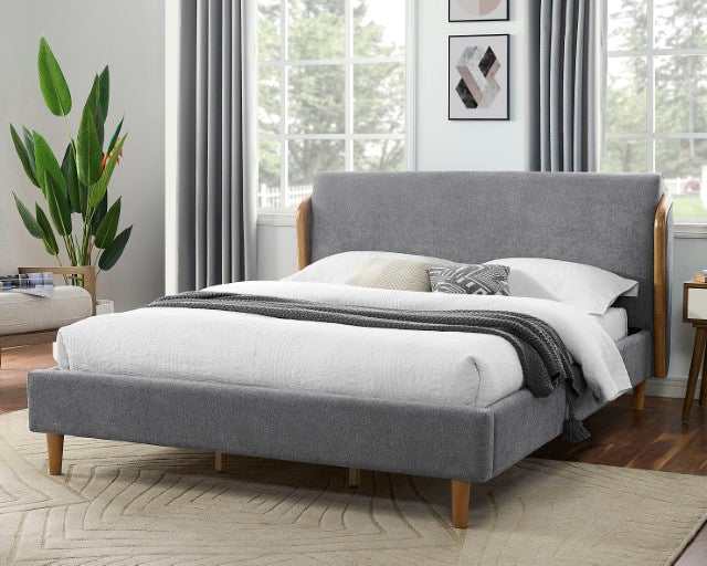 Ulstein Gray/Light Oak California King Bed