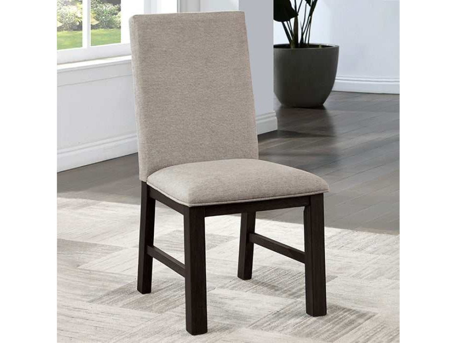 Umbria Antique Black & Gray Dining Chair (Set of 2)