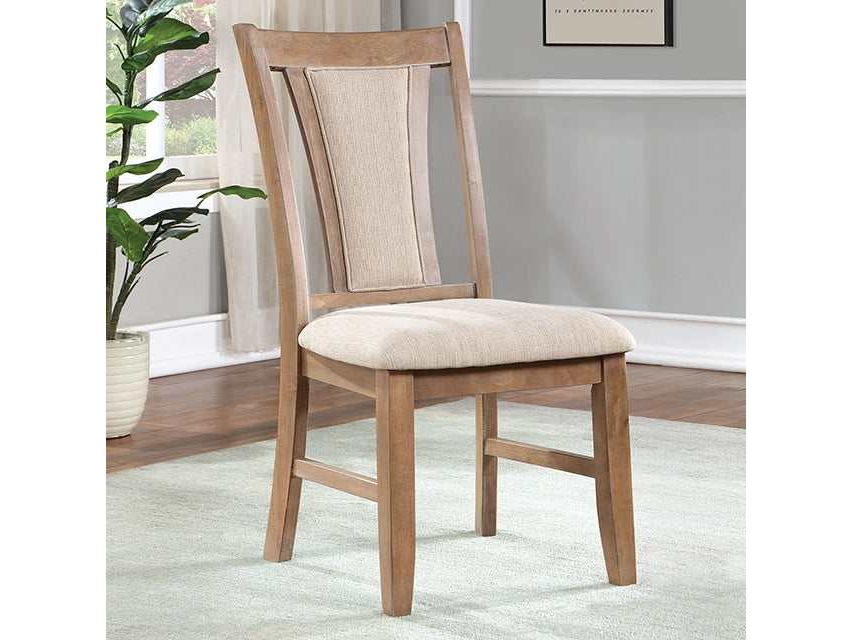 Upminster Natural Tone/Beige Side Chair (Set of 2)