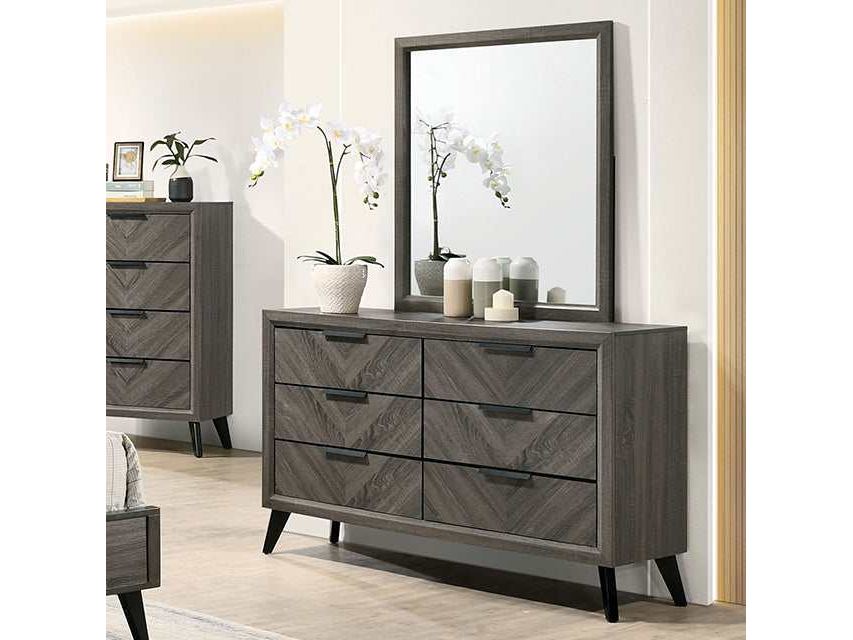 Vagan Gray Dresser
