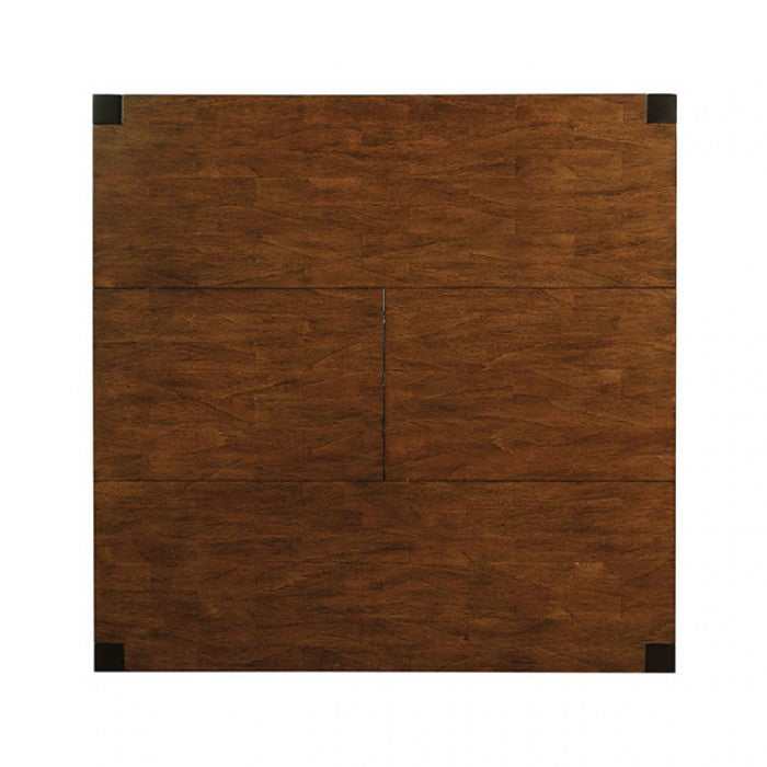 Valdor Dark Oak & Espresso Counter Height Table w/ Leaf