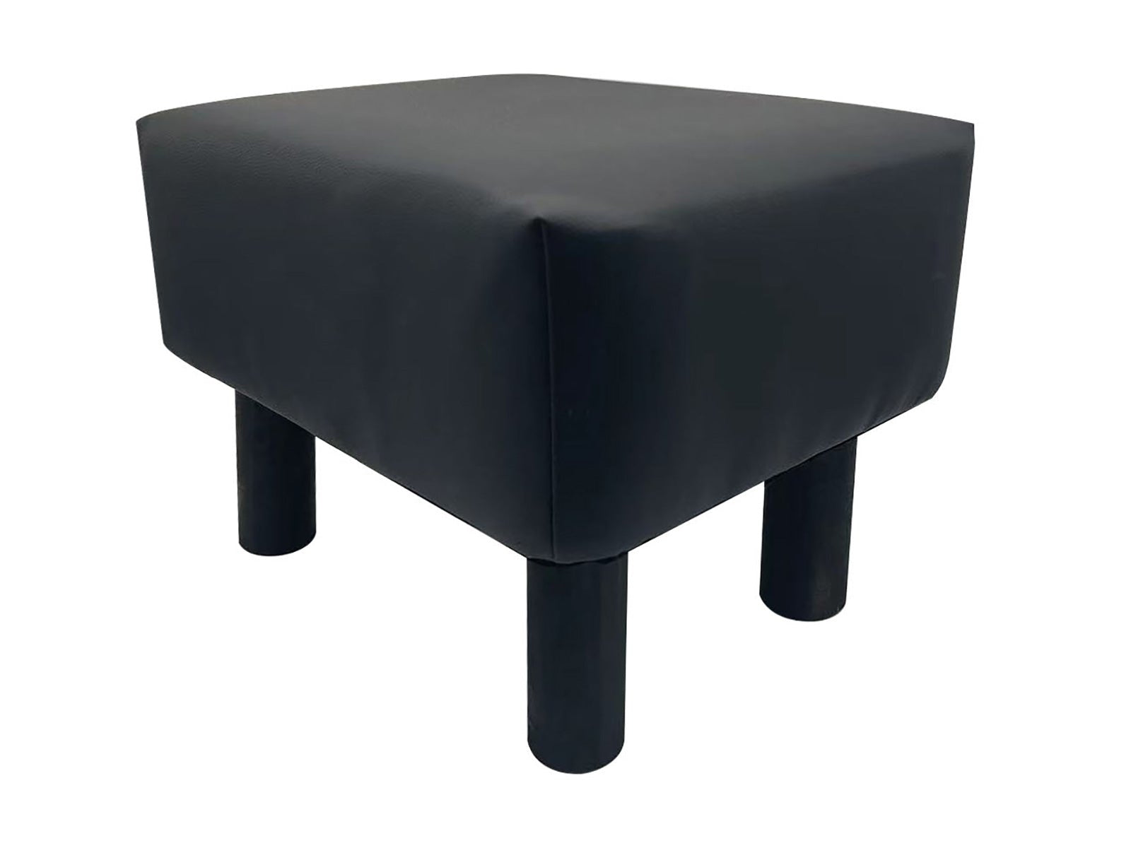 Vale Black Footstool (Set of 2)