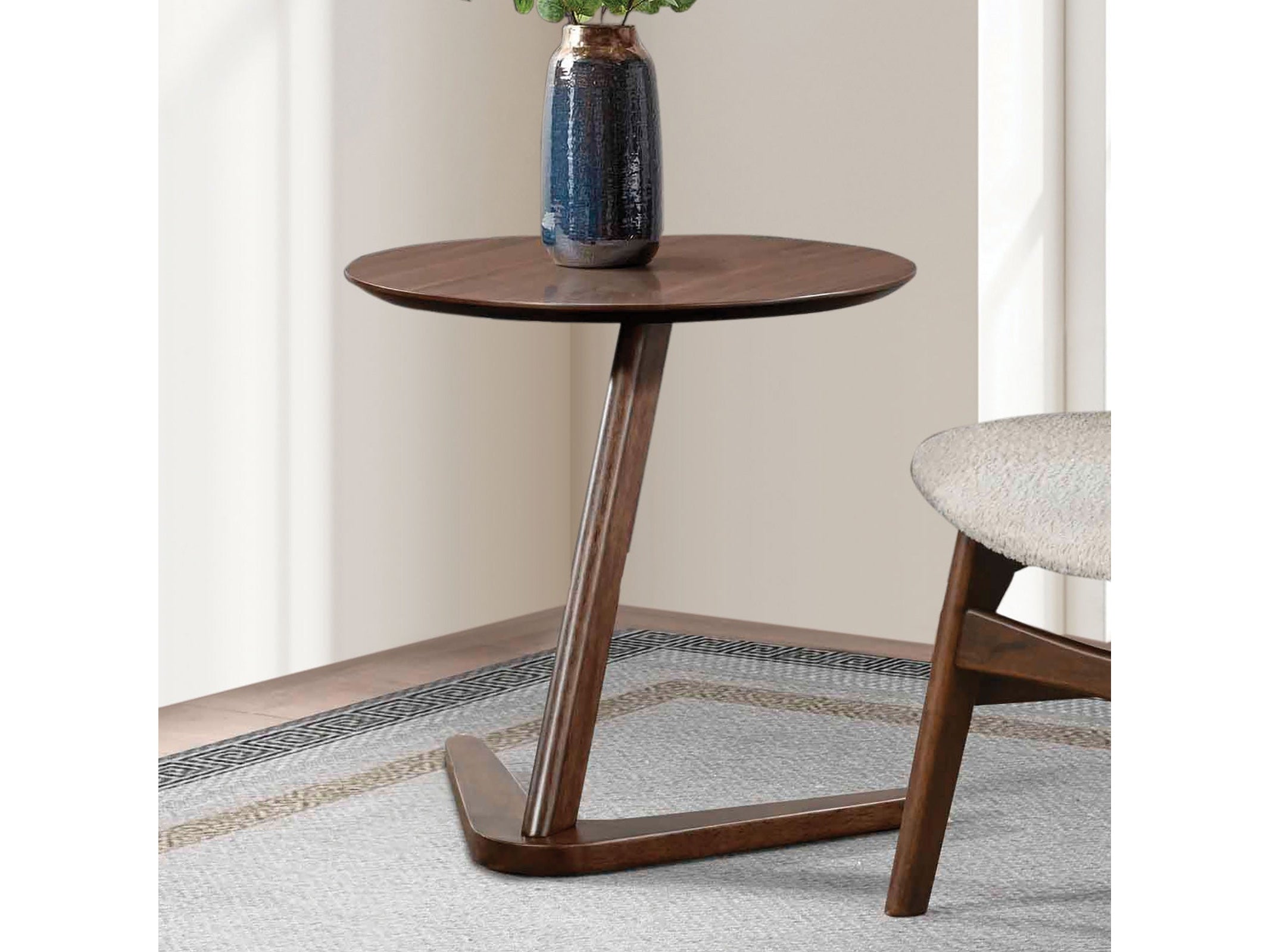 Vardo Walnut Side Table