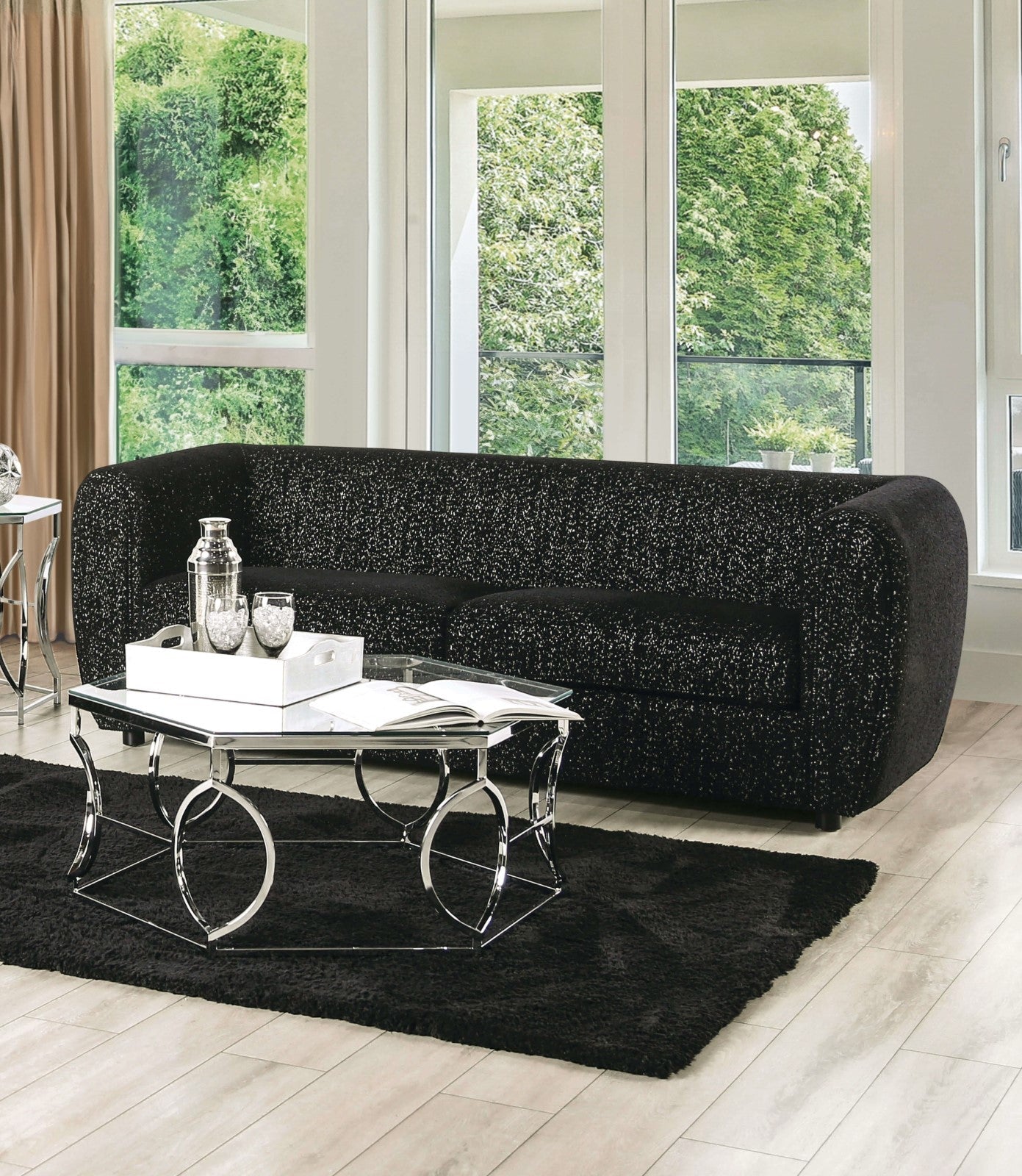 Verdal Black Sofa & Loveseat