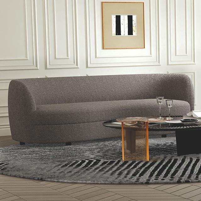 Versoix Charcoal Gray Sofa & Loveseat