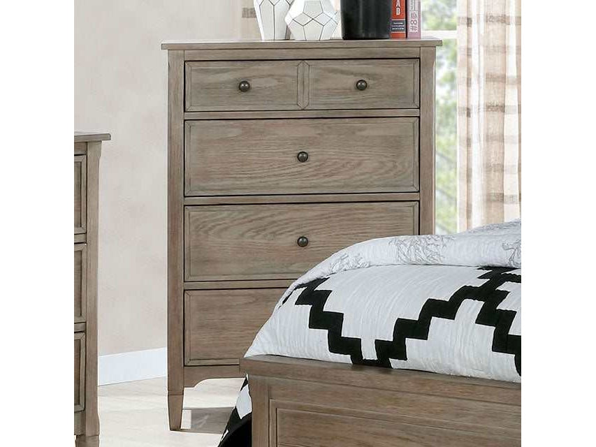 Vevey Wire-Brushed Warm Gray Chest