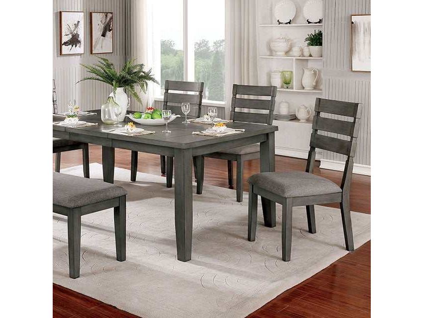 Viana Gray/Light Gray Bench