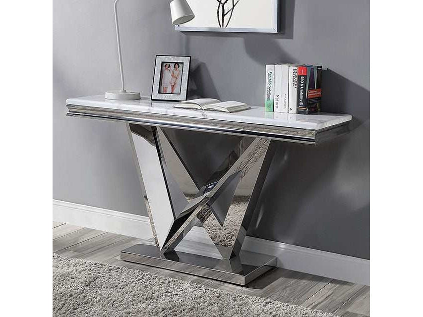 Villarsglane Chrome Sofa Table