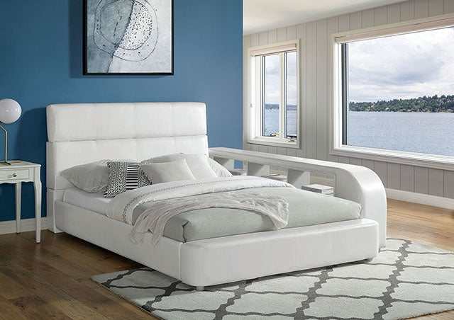 Vodice White Queen Bed