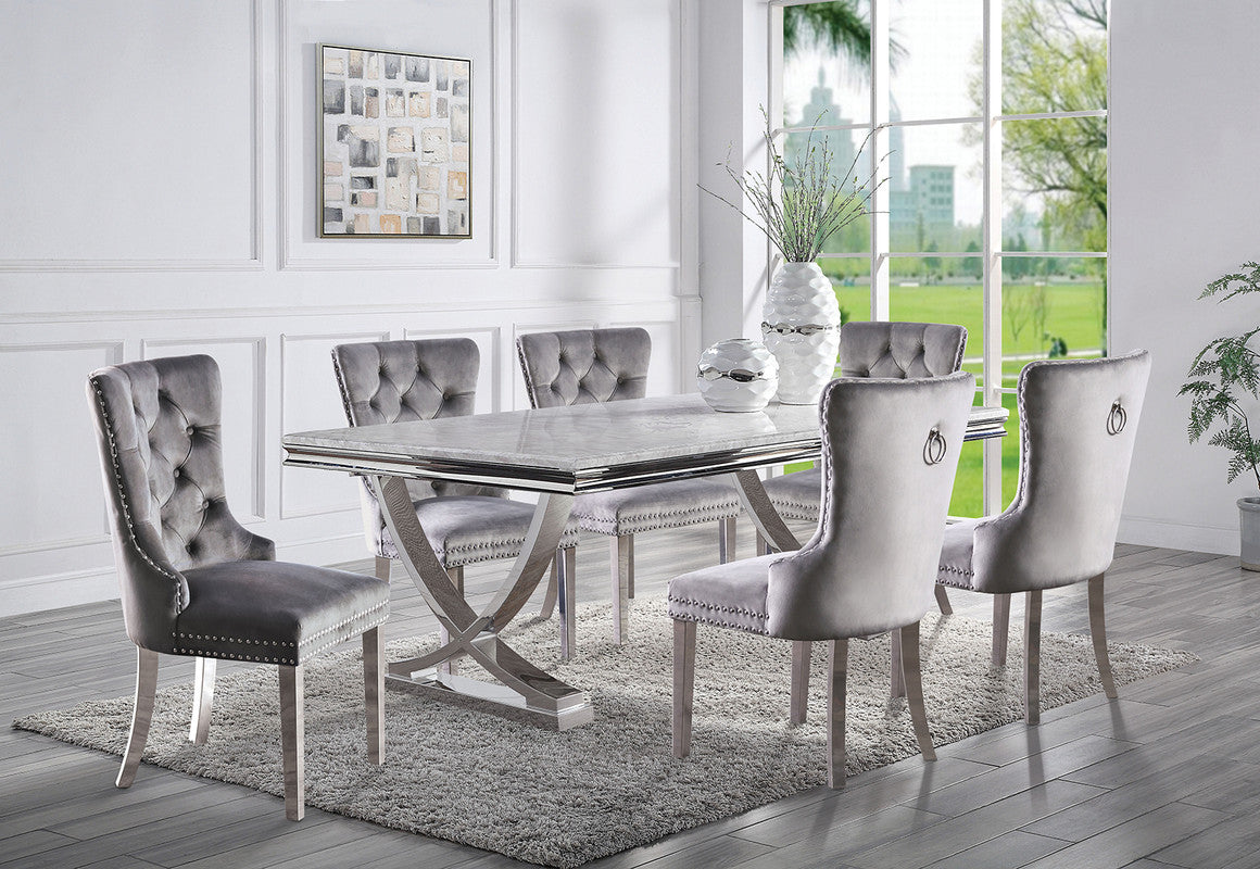 Wadenstil Chrome Dining Table