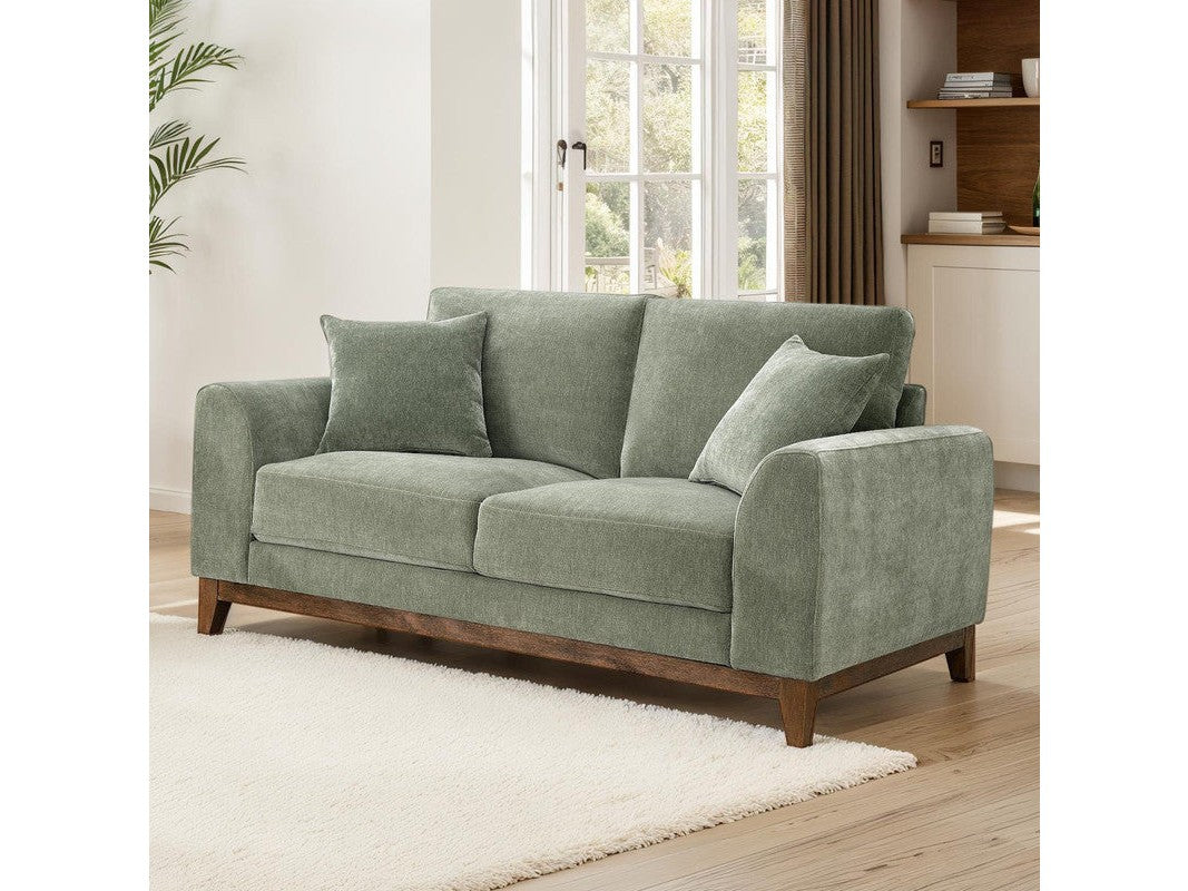 Watton Olive Green Loveseat