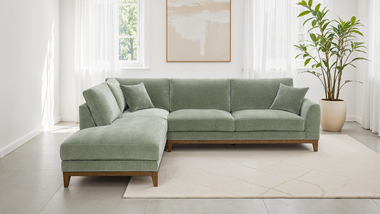 Watton Olive Green Sectional