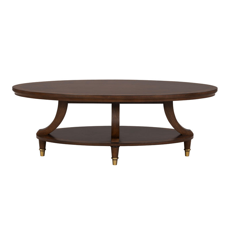 Westerham Dark Cherry Oval Cocktail Table