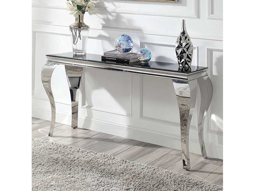 Wetzikon Black/Silver Sofa Table