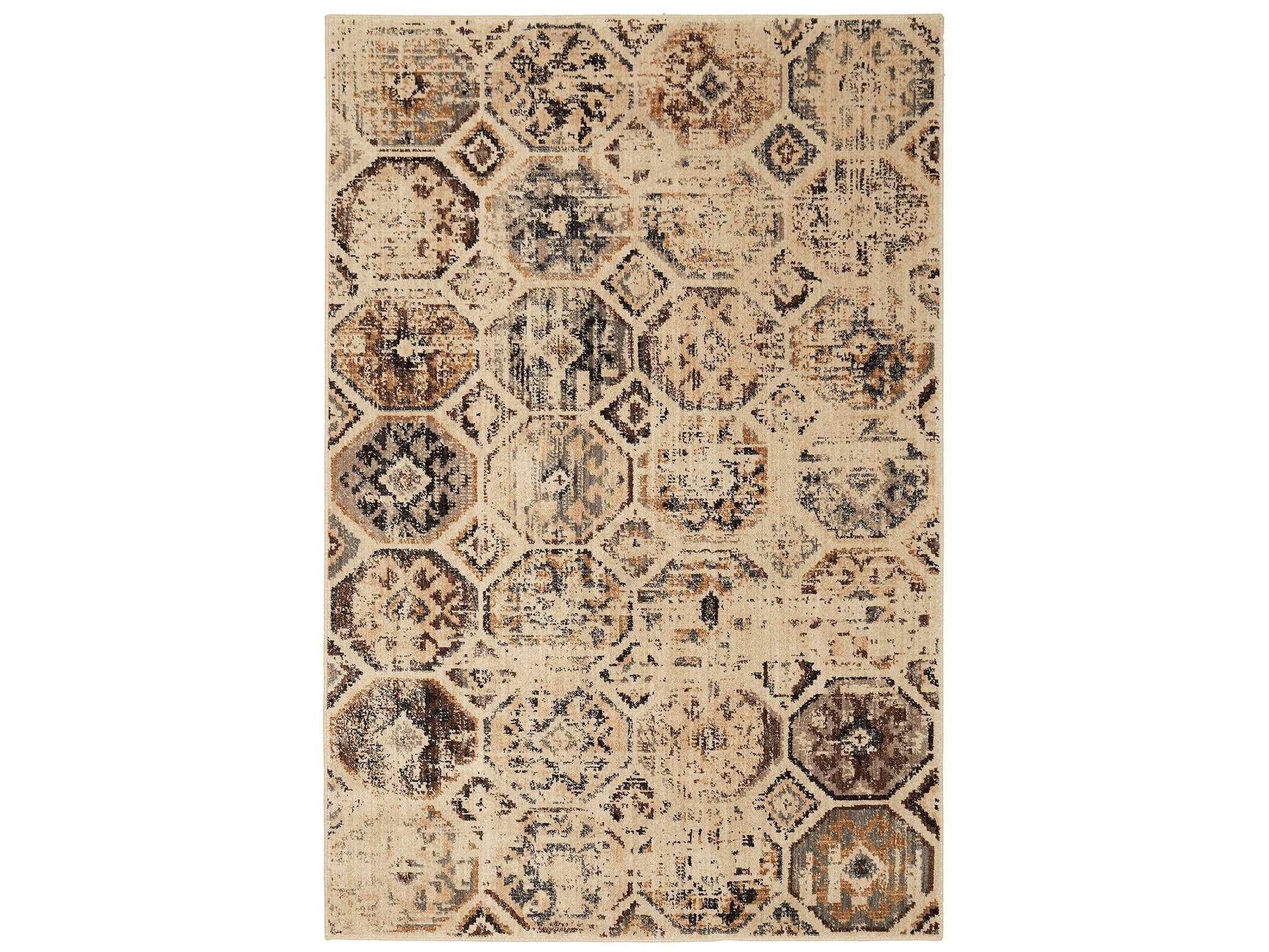 Wilhelm Relic Beige 5'3 X 7'6" Area Rug