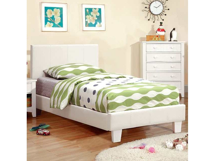 Winn park White Twin Bed