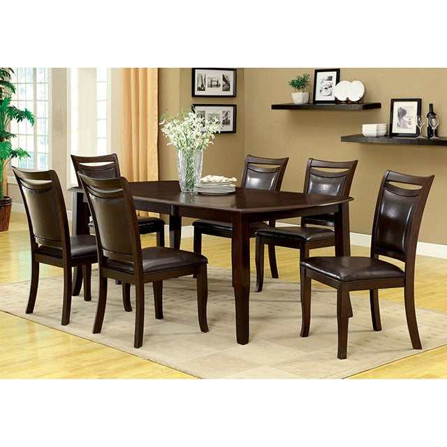 Woodside Dark Cherry/Espresso Side Chair (Set of 2)
