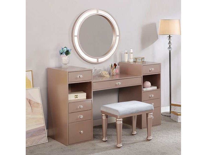 Yasmine Tiffany Blush Vanity Set