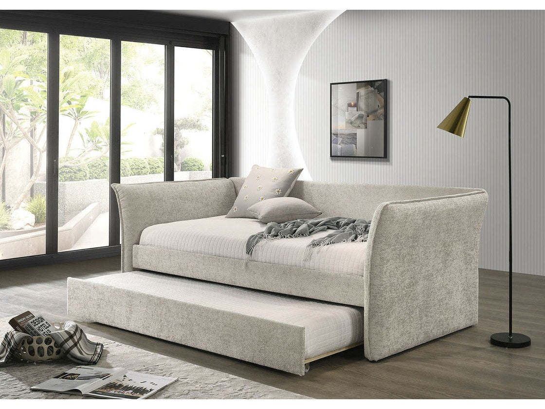 Yuri Beige Twin Daybed w/ Trundle